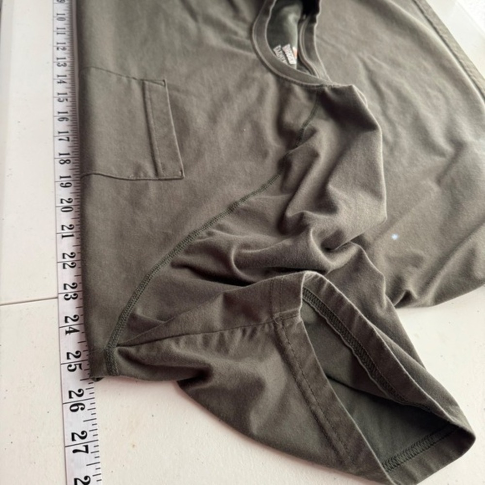 Rugged Elements Mens XXL Olive Green Pocket Tee Durable Utility‎ Raglan T-Shirt - Picture 6 of 8